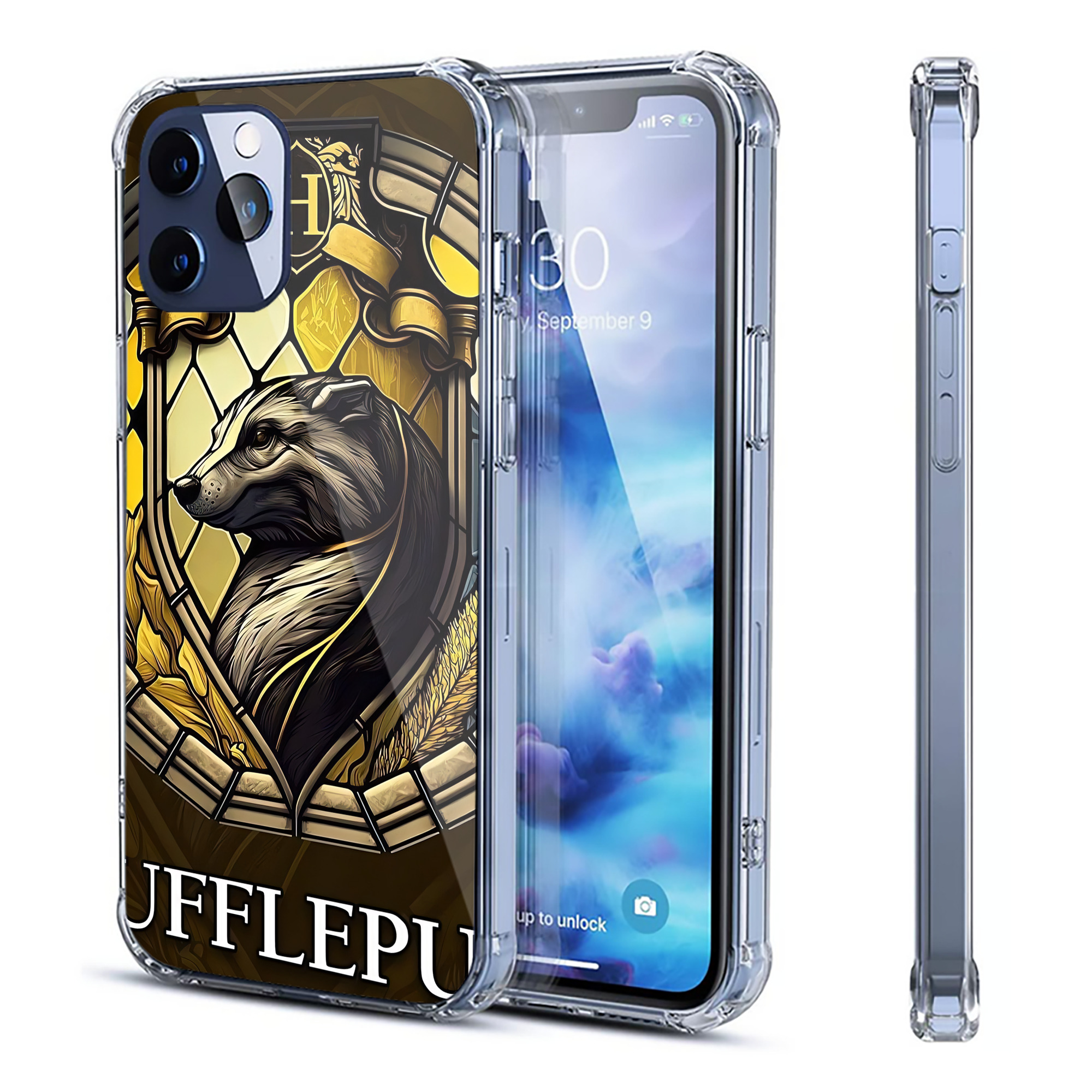 （画像用） Harry Potter ハリー・ポッターシリーズ 【iPhone 12シリーズ対応】透明スマホケース（クリアソフトケース）